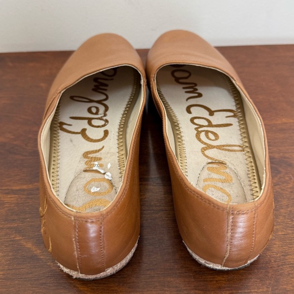 Sam Edelman Everie comfy tan light brown leather loafers size 8.5 - Picture 9 of 16